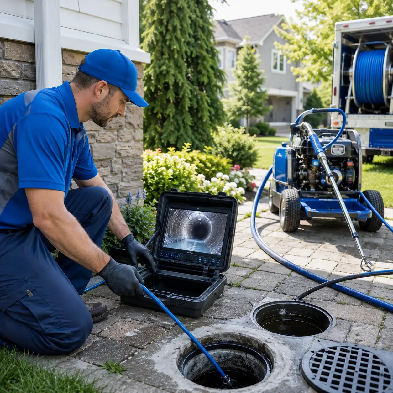 Outdoor drain cleaning professionals serving Stollings, WV